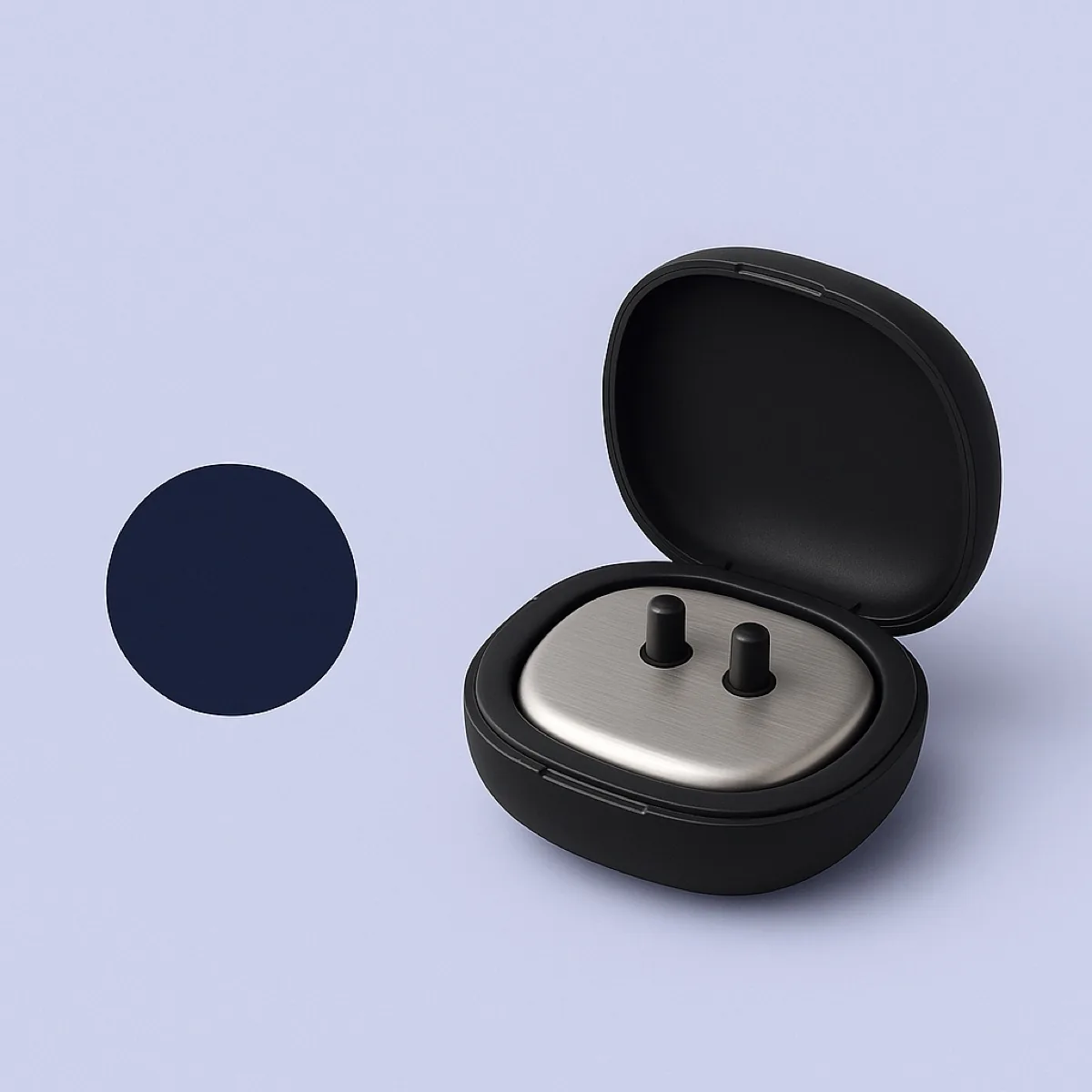Quietra Pro case beside a money-back seal