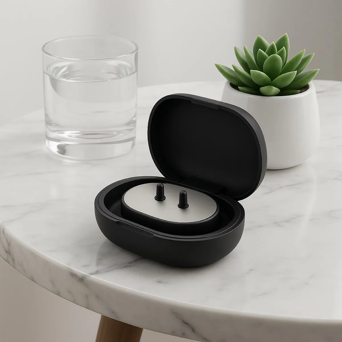 Tim K.’s Quietra Pro on the nightstand